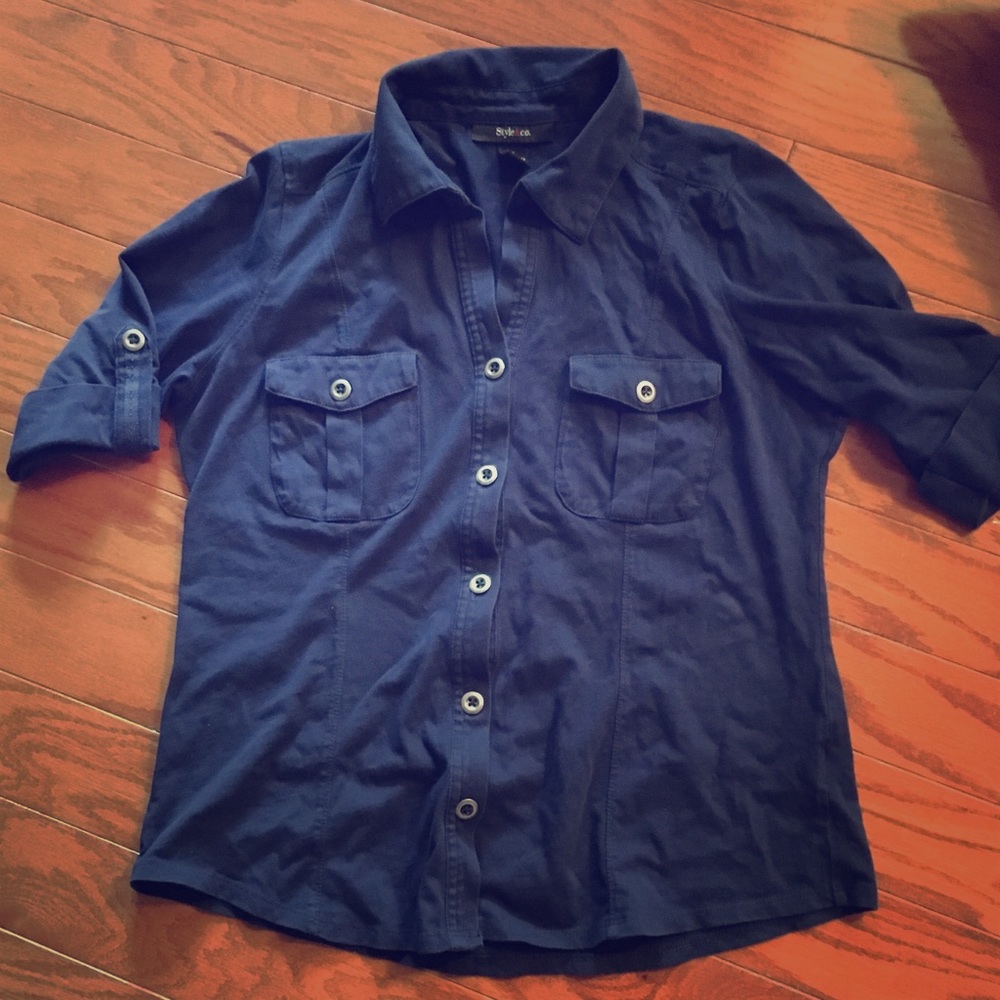 Style&Co button down, like new